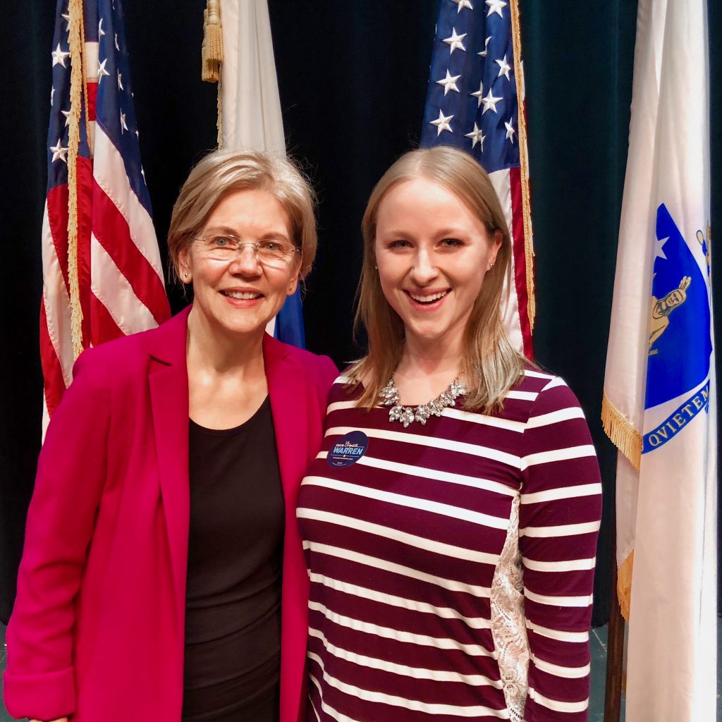 Robin Young Burinskiy Meets Senator Elizabeth Warren | Feather & Flint